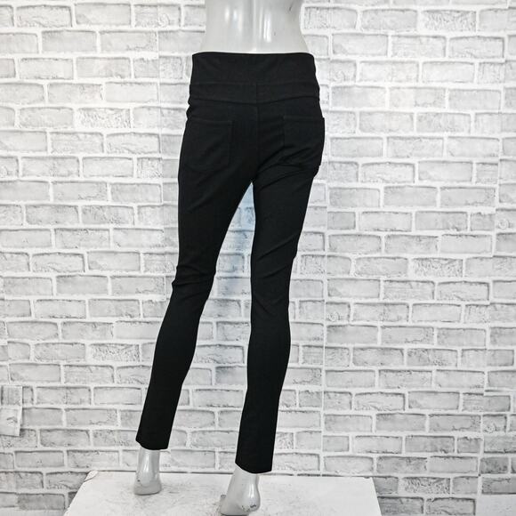 The Reset R LABEL Women's Black Stretch Skinny Ponte Pants size Large - Picture 4 of 9